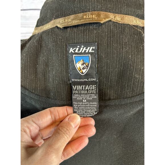 Kuhl Burr Vest Mens Medium Patina Dye Canvas Rugged Workwear Outdoor Zip Pockets - Picture 6 of 8